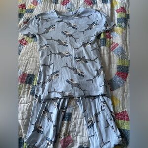 Old Navy Unisex Sky Blue with Sharks pajamas.